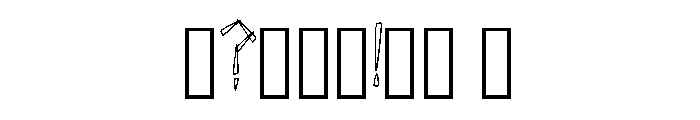 Shard Sketch By Squeeb  Regular Font OTHER CHARS