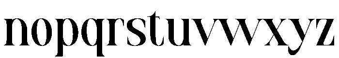 Shared Thoughts Regular Font LOWERCASE