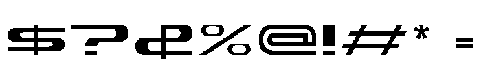 Sharkon Regular Font OTHER CHARS
