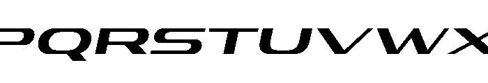 Sharkon Slant Regular Font LOWERCASE