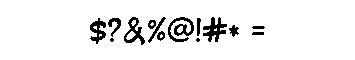 Sharkora Font OTHER CHARS