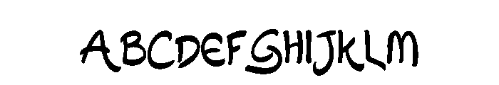 Sharkora Font UPPERCASE