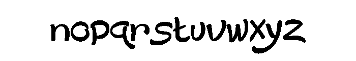 Sharkora Font LOWERCASE