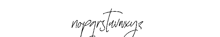 Sharottens Italic Font LOWERCASE