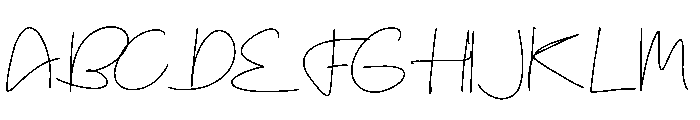 Sharottens Font UPPERCASE