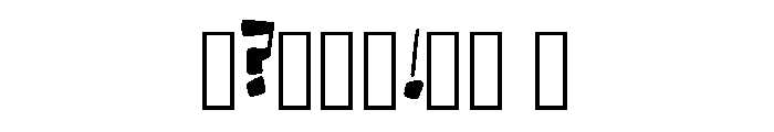 Sharp Angles By Squeeb  Regular Font OTHER CHARS