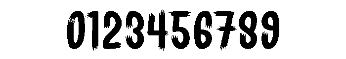 Sharp Halloween Font OTHER CHARS