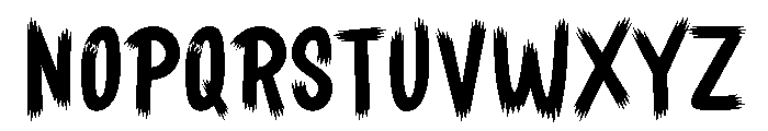 Sharp Halloween Font LOWERCASE