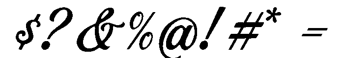 Sharp History Medium Font OTHER CHARS