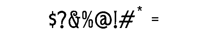 Sharp History Serif Font OTHER CHARS