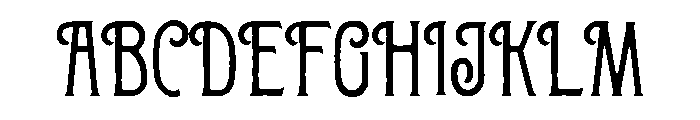 Sharp History Serif Font UPPERCASE