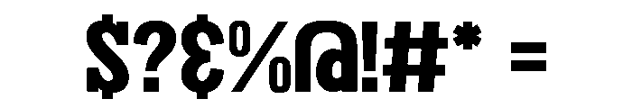 Sharp Opinion Font OTHER CHARS