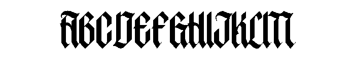 Sharp Shadows Font UPPERCASE