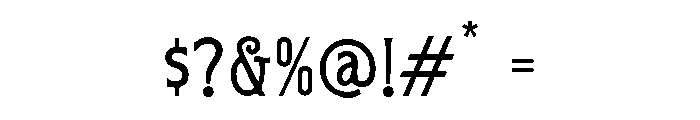 SharpHistory-Serif Font OTHER CHARS