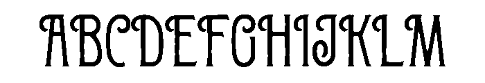 SharpHistory-Serif Font UPPERCASE