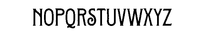 SharpHistory-Serif Font LOWERCASE
