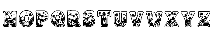 Sharpie Regular Font UPPERCASE