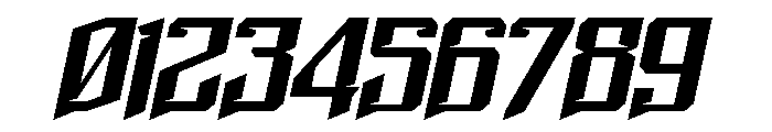 Sharpinoz Slanted Font OTHER CHARS