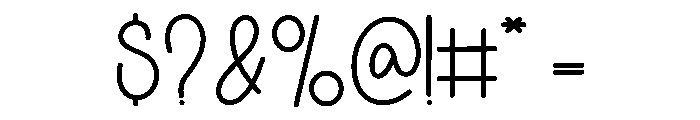 Shasta Font OTHER CHARS