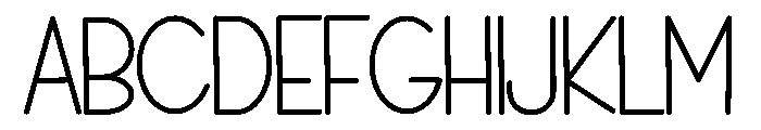 Shasta Font UPPERCASE