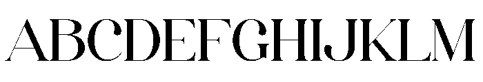 Shasti Font UPPERCASE