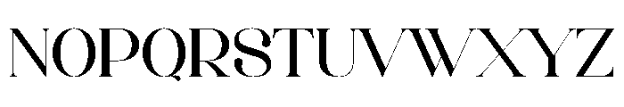 Shasti Font UPPERCASE