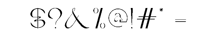 Shavenna Font OTHER CHARS