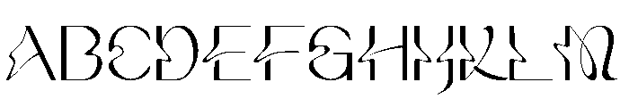 Shavenna Font UPPERCASE