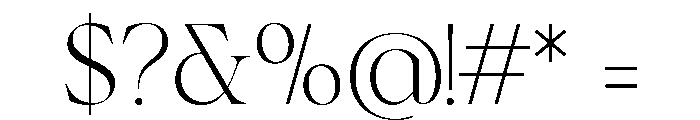 Shavile Regular Font OTHER CHARS
