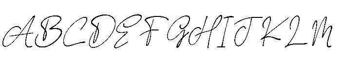 Shavira Handwritten Italic Font UPPERCASE