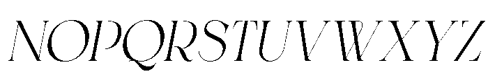Shealth Italic Font UPPERCASE