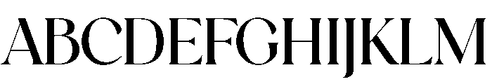 Shedia Regular Font UPPERCASE