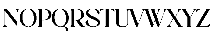 Shedia Regular Font UPPERCASE