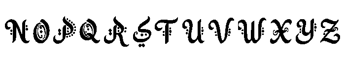 Shell Regular Font UPPERCASE