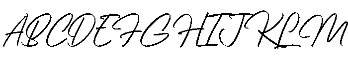 ShelviaMontanilaScript-Reg Font UPPERCASE