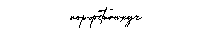 ShelviaMontanilaScript-Reg Font LOWERCASE