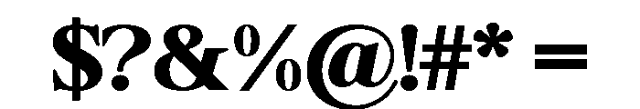 Shequan-Black Font OTHER CHARS