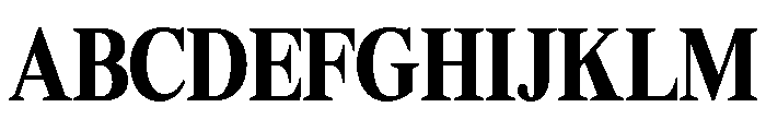 Shequan-BlackCondensed Font UPPERCASE