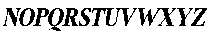 Shequan-BlackCondensedItalic Font UPPERCASE