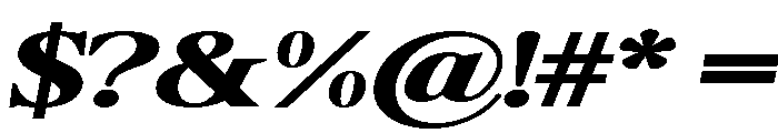 Shequan-BlackExpandedItalic Font OTHER CHARS