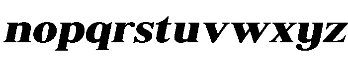 Shequan-BlackSemExpIta Font LOWERCASE