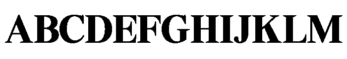 Shequan-BlackSemiCondensed Font UPPERCASE