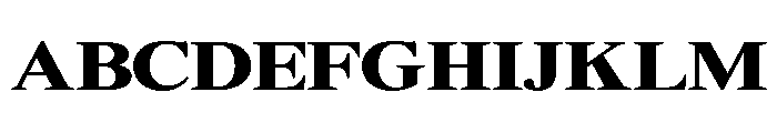 Shequan-BlackSemiExpanded Font UPPERCASE