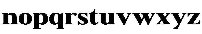 Shequan-BlackSemiExpanded Font LOWERCASE