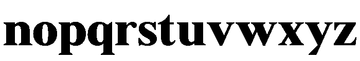 Shequan-Black Font LOWERCASE