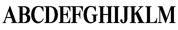 Shequan-BoldCondensed Font UPPERCASE