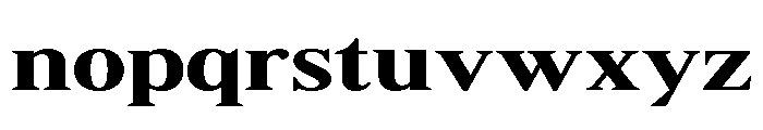 Shequan-BoldExpanded Font LOWERCASE