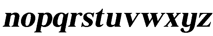 Shequan-BoldItalic Font LOWERCASE
