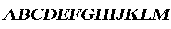 Shequan-BoldSemExpIta Font UPPERCASE