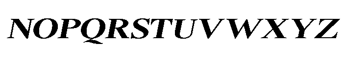 Shequan-BoldSemExpIta Font UPPERCASE